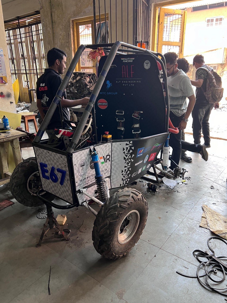 VJTI Racing EV car
